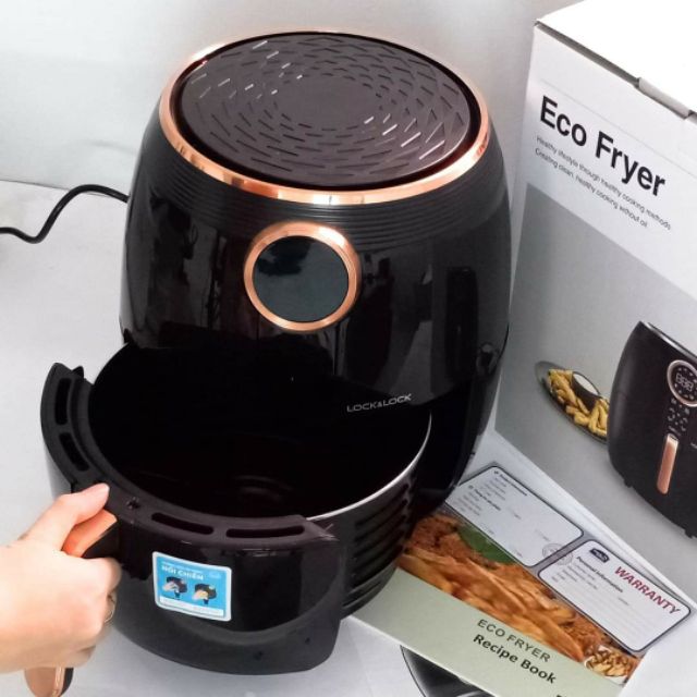Nồi Chiên Không Dầu Điện Tử 4 lít Lock&amp;Lock EJF376BLK