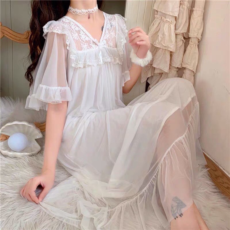 ĐẦM NGỦ CÔNG CHÚA SIÊU XINH ULZZANG