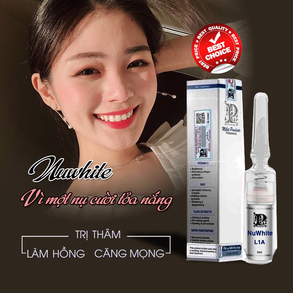 BioWhite L1A - Kem Làm Hồng Môi (Hàng MỸ). Dòng Sản Phẩm NuWhite Bán Chạy Nhất Thị Trường. Hiệu Quả Nhanh & An Toàn