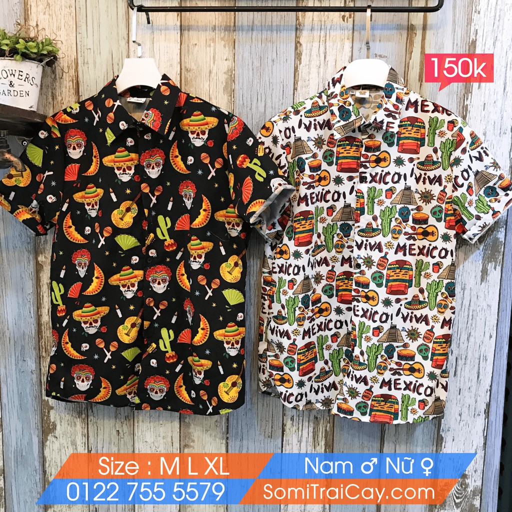 Áo sơ mi hoạt hình đi biển - Mexico | BigBuy360 - bigbuy360.vn