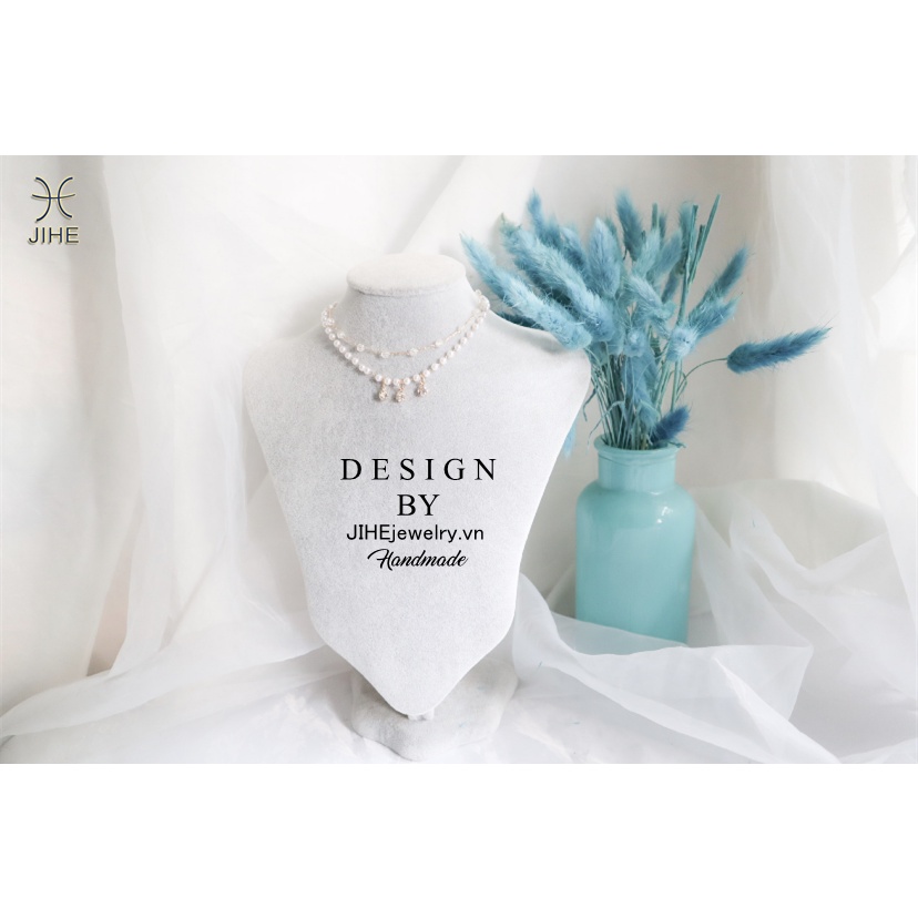 Vòng cổ choker Đính Ngọc Trai Thời Trang Dành Cho Nữ