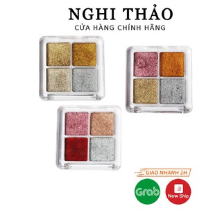Bột tráng gương nén 4 màu trang trí móng