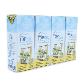Sữa Tươi TH True Milk TOPKID Organic 180ml