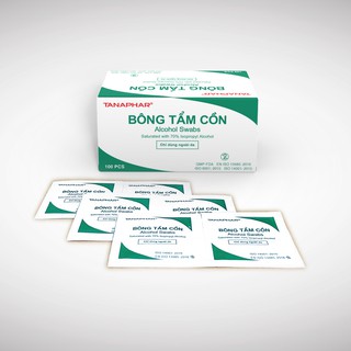 Bông tẩm cồn TANAPHAR (Alcohol Swabs)