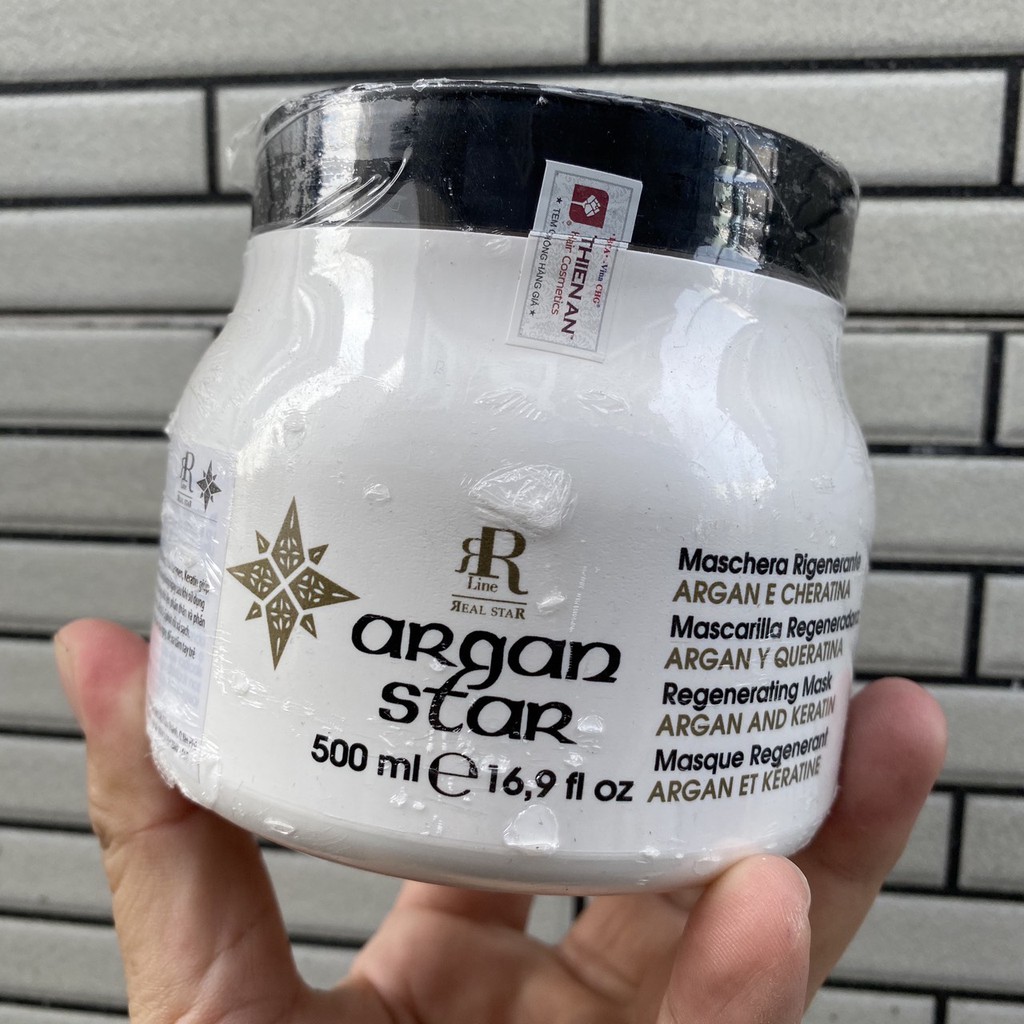 Dầu Hấp Dưỡng Ẩm , Phục Hồi , Mềm Mượt Argan RR Line ARGAN STAR 1000ml