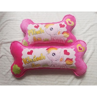 Cặp gối ôm handmade ngựa pony hồng
