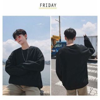 BIGSIZE-Áo SWEATER Nam Nữ Bigsize Tay Dài Nỉ Chân Cua Đẹp