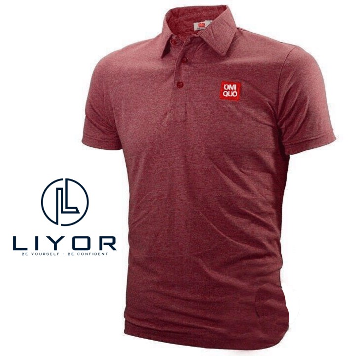 Áo thun nam polo có cổ trơn thiết kế đơn giản cao cấp phông suông Liyor- BATCS4003 | BigBuy360 - bigbuy360.vn