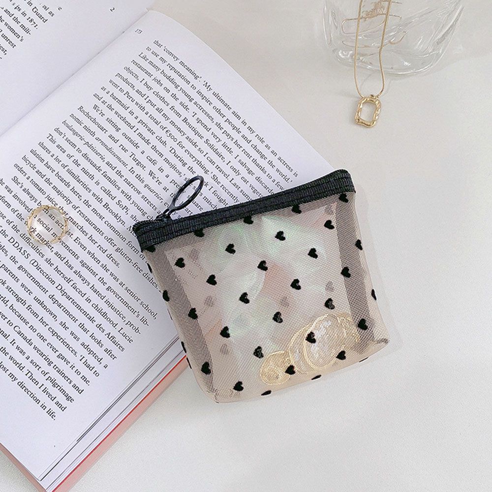 Túi Đựng Mỹ Phẩm Bằng Pvc Trong Suốt Sức Chứa Lớn Có Khóa Kéo Tiện Dụng