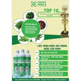 nước súc miệng RONA - 180ml