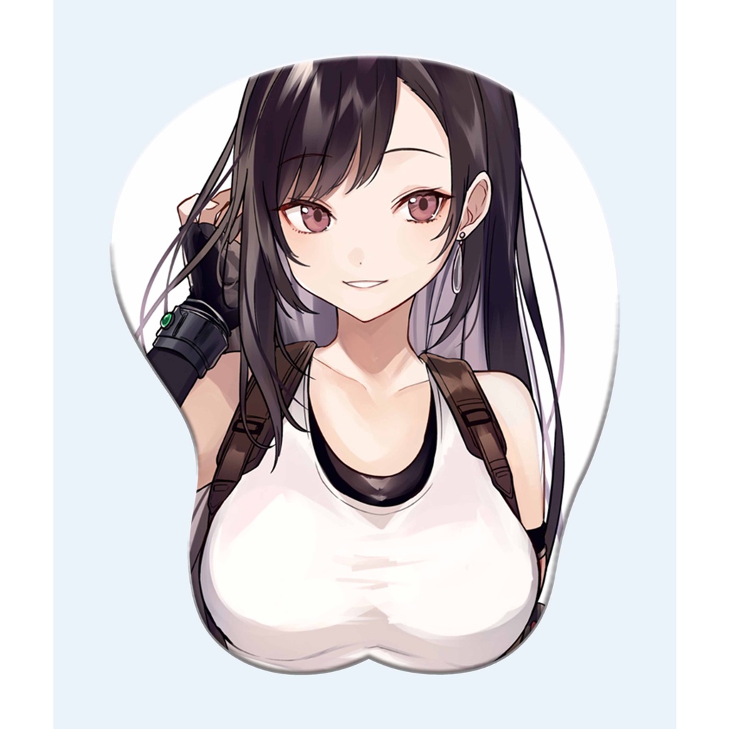 Genshin Impact 3D Mouse Pad Pretty Derby Anime FATE New Azur Lane 3D Tohsaka Rin RE0 ACGN Raiden Shogun shadow Game Keqing Soft Pad Tifa Lockhart Custom The Quintessential Quintuplets Beauty Kitagawa Marin NieR:Automata