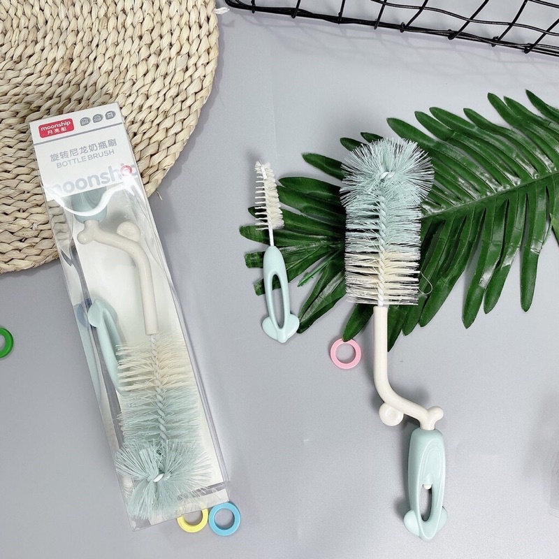 Cọ Rửa Bình Sữa Và Núm Ti Moonship 2 Chi Tiết
