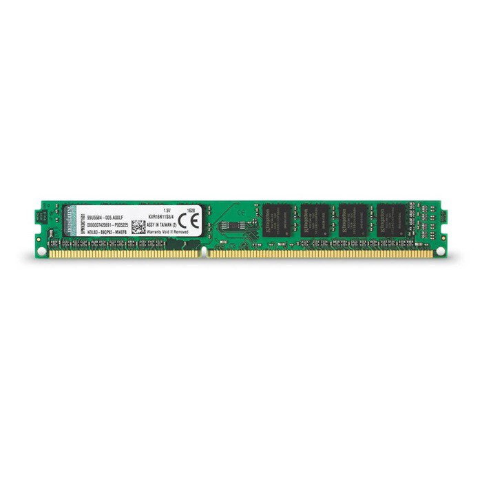 Ram DDR3 Kingston 4G/1600 Không Tản Nhiệt (KVR16N11S8/4)