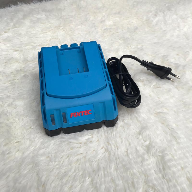 Đế sạc pin 20V FIXTEC FBCH20001, dùng để sạc pin nhanh cho các dòng pin 20V của FIXTEC, cường độ 2.2A