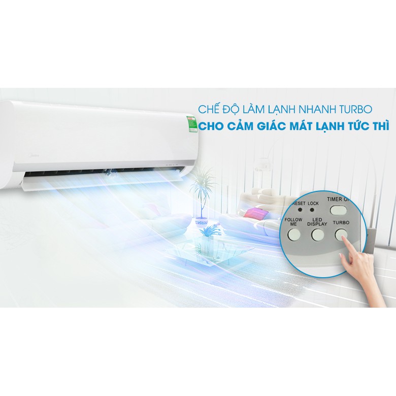 Máy Lạnh Midea 1.5 HP MSAFC-13CRN8 (Miễn phí giao tại HCM-ngoài tỉnh liên hệ shop)