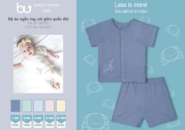 Bộ bu cài giữa thêu rùa, hà mã cho bé