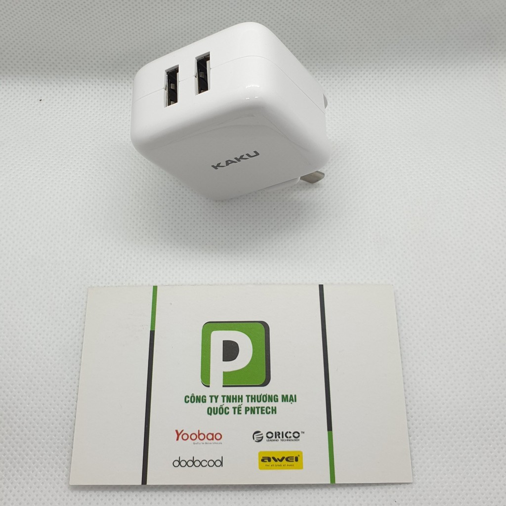 Củ sạc nhanh điện thoại iKaku KSC-154/KSC-179 US 2 x USB 2.1A  - Hàng chính hãng