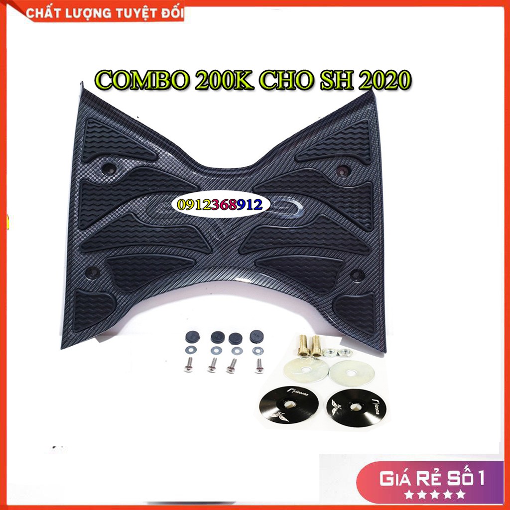 Combo thảm các bon và ốc gương sh 2017-2019