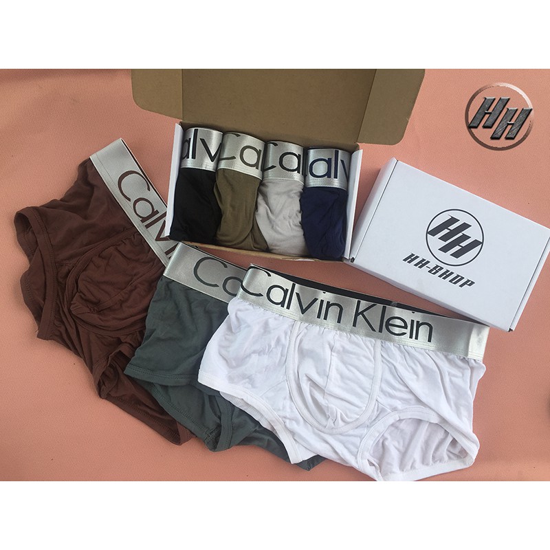 Combo 4 quần lót Calvin Klein thun lạnh