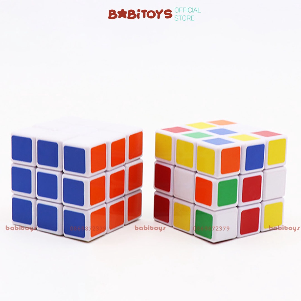 Đồ chơi Rubic khối lập phương 3x3x3 Rubik 3 tầng đồ chơi thông minh luyện tư duy logic cho bé