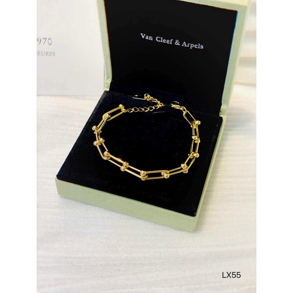 Set vòng tay, dây chuyền, bông tai nữ titan không gỉ mang phong cách Hàn Quốc