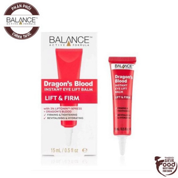 Kem Dưỡng Mắt "Máu Rồng" Balance Active Formula Dragons Blood Instant Eye Lift Balm 15ml R8