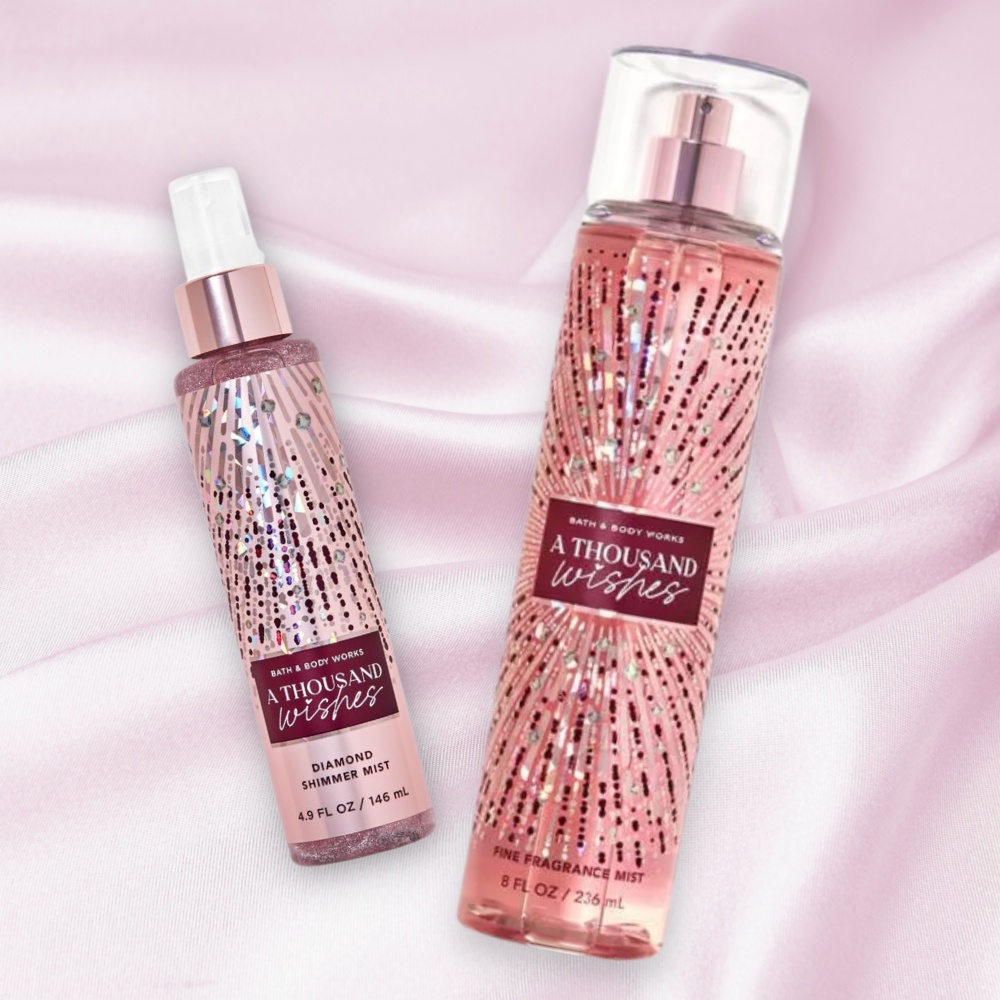 Xịt Thơm Toàn Thân Ánh Nhũ Bath & Body Works A Thousand Wishes Thu Hút Và Nổi Bật 146ml