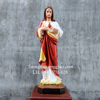Tượng Chúa Trái Tim 80cm composite