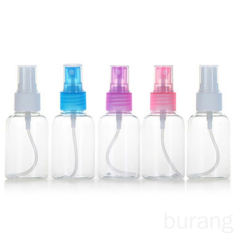 Set 5 Bình Xịt Rỗng 50ml Bằng Nhựa Trong Suốt Tiện Dụng