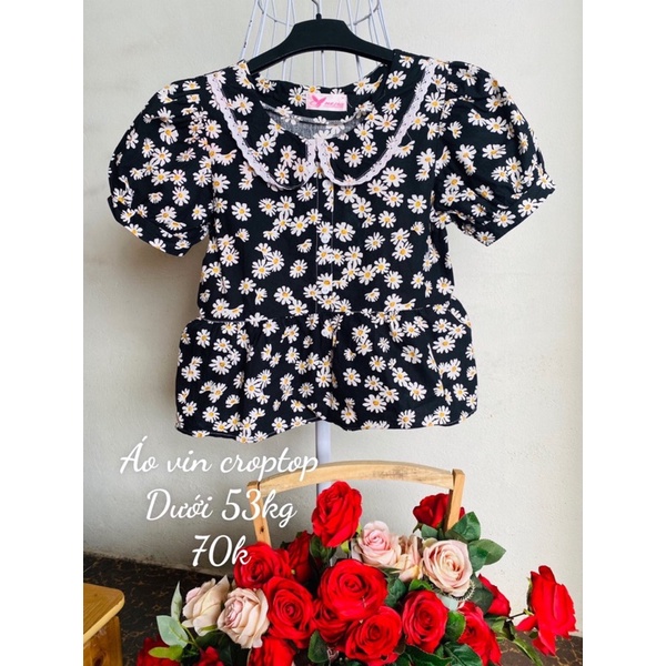 Áo vin dáng croptop