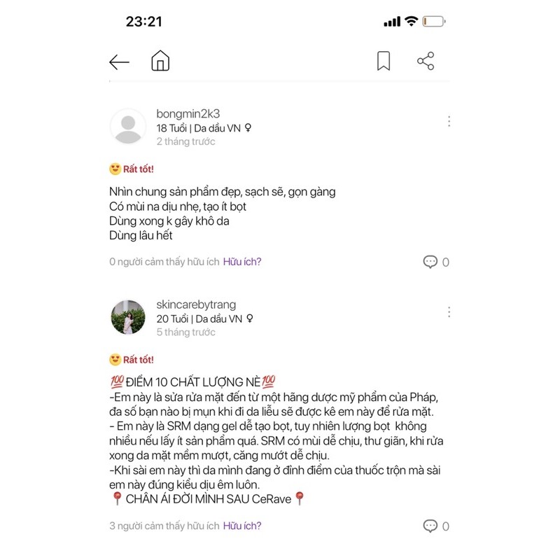 Sữa rửa mặt Aderma Phys-AC dầu mụn nhạy cảm | BigBuy360 - bigbuy360.vn