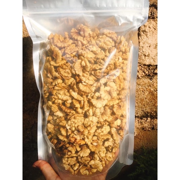 Nhân Hạt óc chó Trần Anh Food - Nhân Hạt óc chó vàng, 500g loại 1 thơm ngon sấy nguyên vị, hạt óc chó nướng vị mật ong