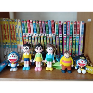 Móc Chìa Khoá Cao Cấp Doremon Nobita Xuka Xeko Chaien Siêu Xịn Xò