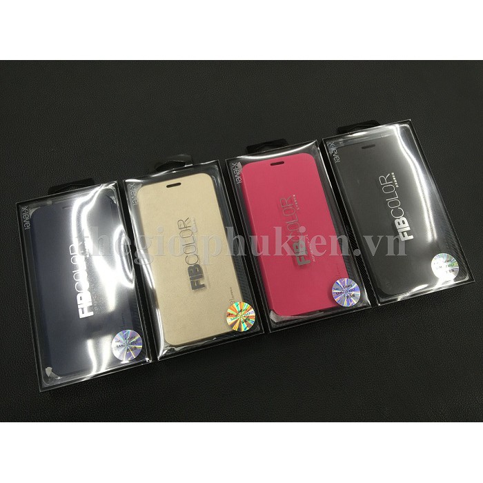 Bao da SamSung Galaxy J7 Pro chính hãng FIBCOLOR X-Level PIPILU HongKong - Giá rẻ