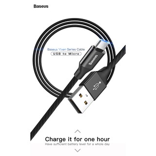 Dây cáp sạc nhanh Baseus cổng Micro USB 2A dành cho Android Samsung