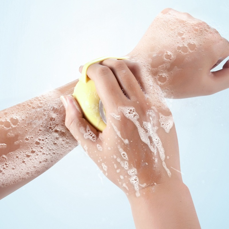 Bàn chải tắm mát xa lông thú cưng tiện dụng