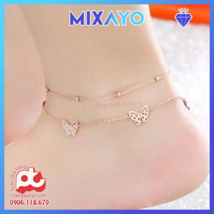 Lắc chân nữ titan không đen giá rẻ HCM - PT_LC_78