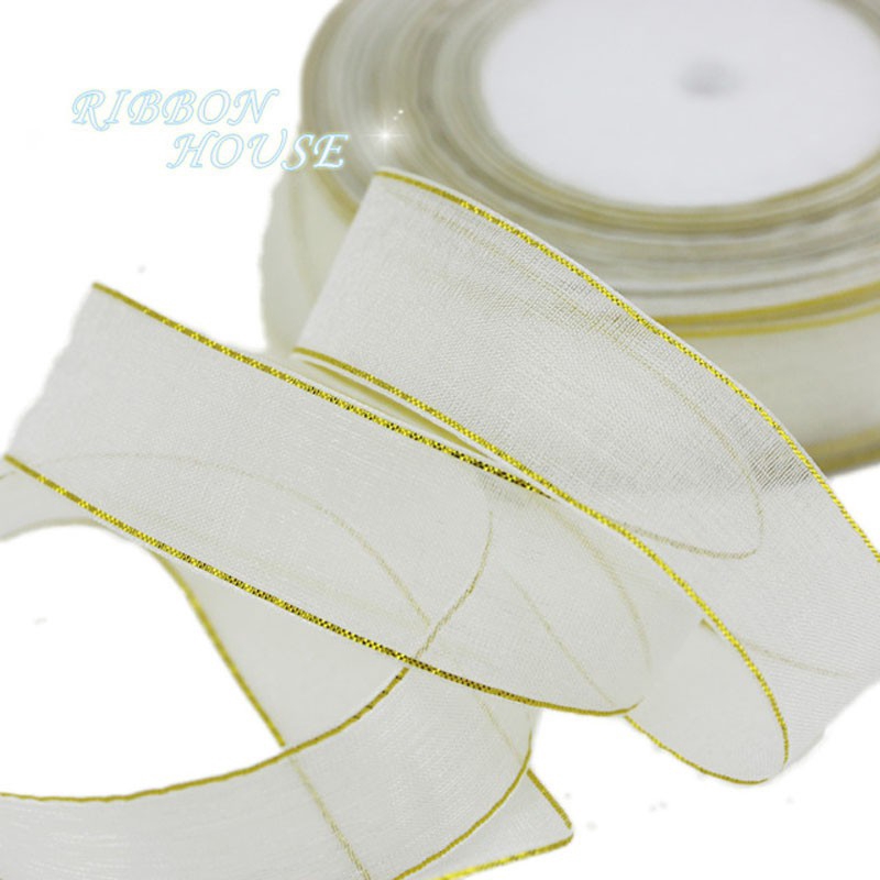 Cuộn Dây Ruy Băng Trang Trí Dài 10 yards 25mm