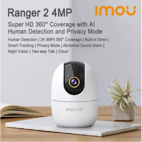 [kèm thẻ 32gb 64gb] Camera giám sát IP Wifi 4.0MP Ranger 2 IPC-A42P-IMOU - Chính Hãng 100% Bảo Hành 24 Tháng