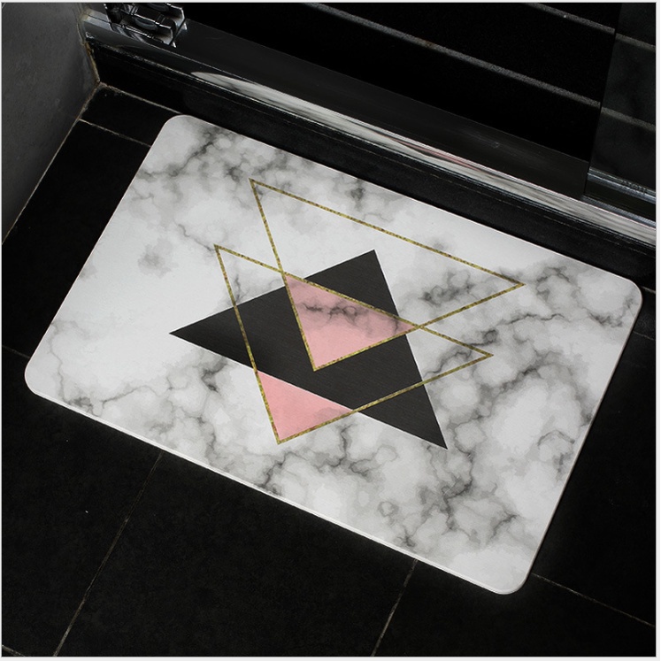 Thảm đá thạch anh siêu thấm hút tiện dụng sử dụng cho nhà vệ sinh