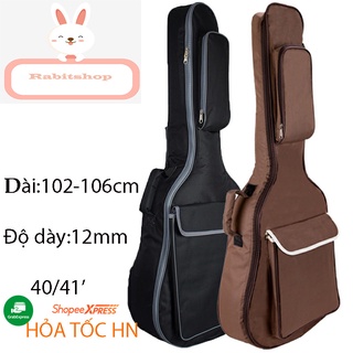 BAO ĐÀN GUITAR ACOUSTIC CAO CẤP VẢI DÙ CHỐNG THẤM 10MMM