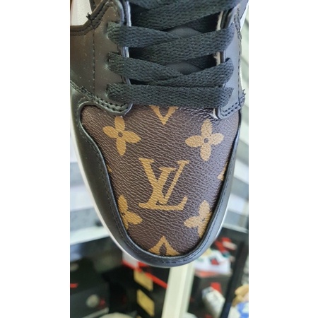 GIÀY JD1 LOW CUTOMS LV LAI AU ( FULL BOX + FREE SHIP ]