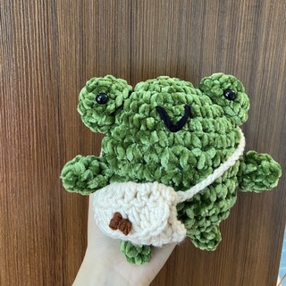 Ếch Con Đeo Túi Crochet Handmade 🐸💚
