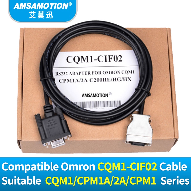 Cáp lập trình dòng SZ CQM1-CIF02 Bộ chuyển đổi RS232 cho Omron CPM1A / 2A CPM1AH C200HS / C200HX / H