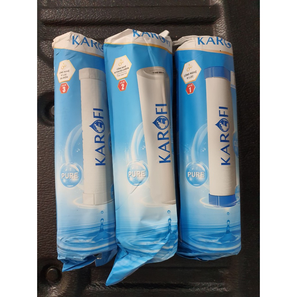 Lõi lọc nước Karofi - Bộ lõi lọc nước 123 Karofi