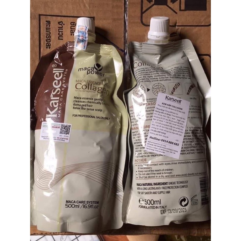 Ủ tóc collagen Karseell 500ml