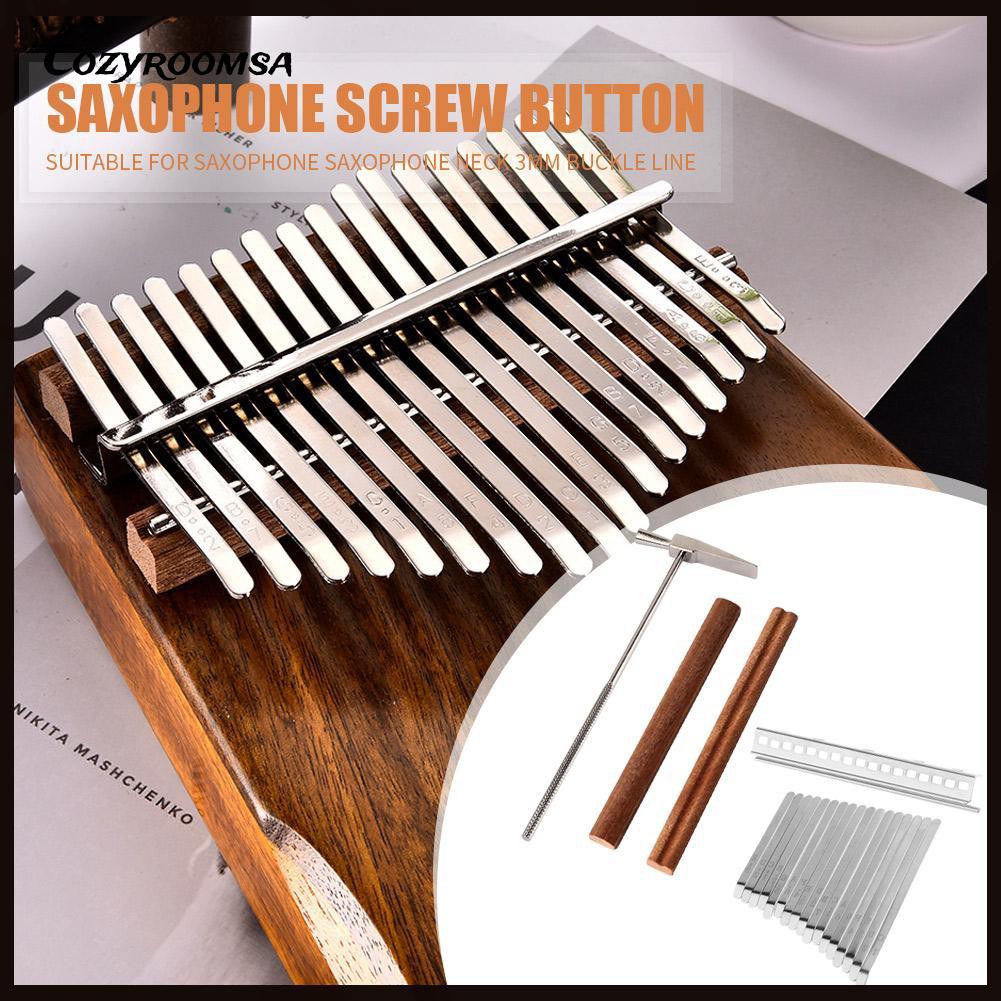 Bộ đàn kalimba 17 phím tự làm với búa chỉnh âm
