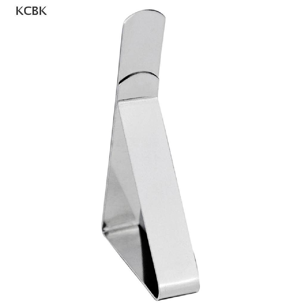 KC 4PCS Stainless Steel Tablecloth Clamps Wedding Promenade Table Cover Holder Clip BK