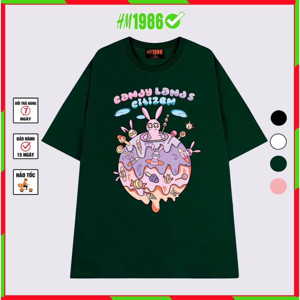 Áo Thun Tay Lỡ Oversize Nam Form Rộng HM1986 Áo Form Rộng Unisex Cổ Tròn StreetWear Giá Rẻ Hàn Quốc AS202