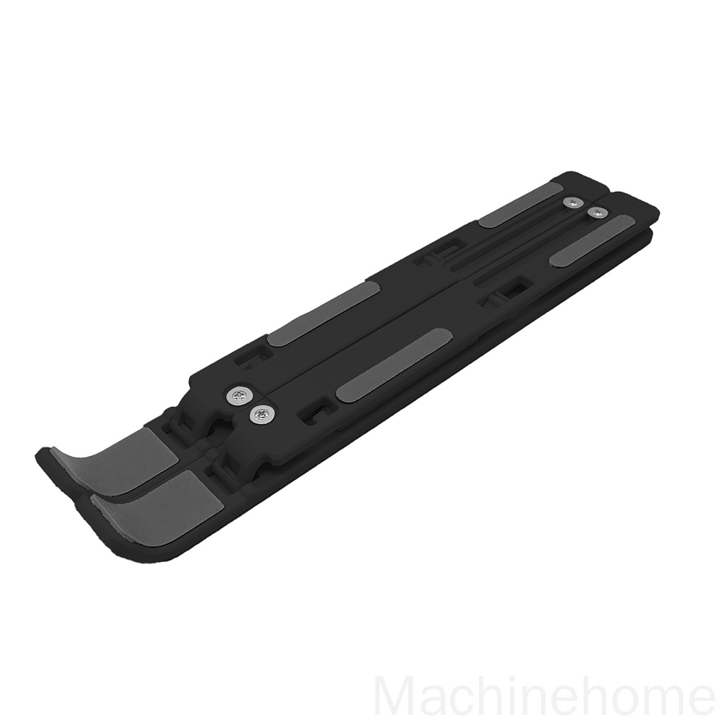 Giá đỡ máy tính xách tay dạng gấp bằng nhựa màu đen có thể điều chỉnh tiện dụng